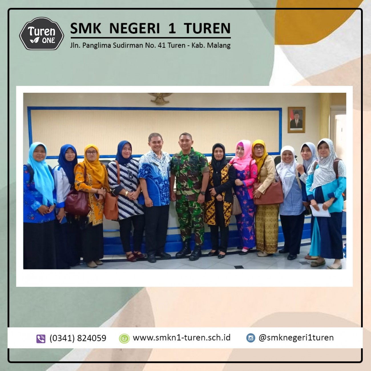 BKK SMKN 1 Turen berkolaborasi dengan DISNAKER Kab. Malang 2019