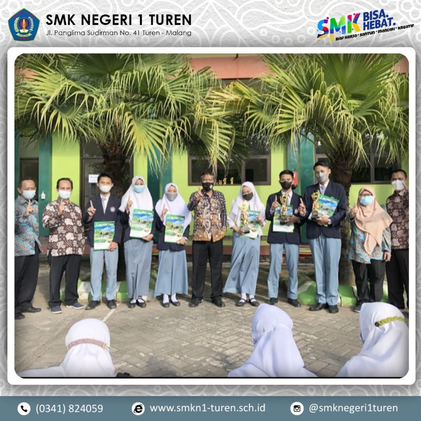 Tim SMKN 1 Turen Berhasil Meriah Juara 2 dalam Kompetensi Akuntansi SMA/SMK Tingkat Nasional 2021 di Universitas sebelas Maret (UNS) Surakarta