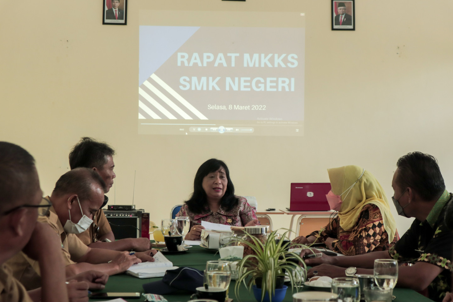 Rapat Koordinasi dan Evaluasi MKKS Se-Kabupaten Malang di SMK Negeri 1 Turen