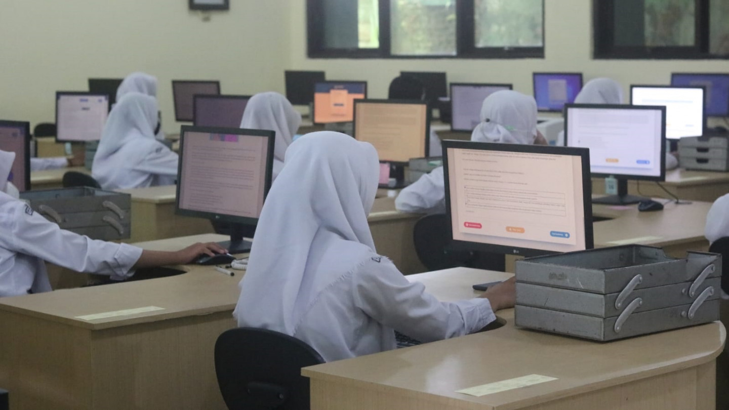 SMK Negeri 1 Turen melaksanakan Asesmen Nasional Berbasis Komputer (ANBK)