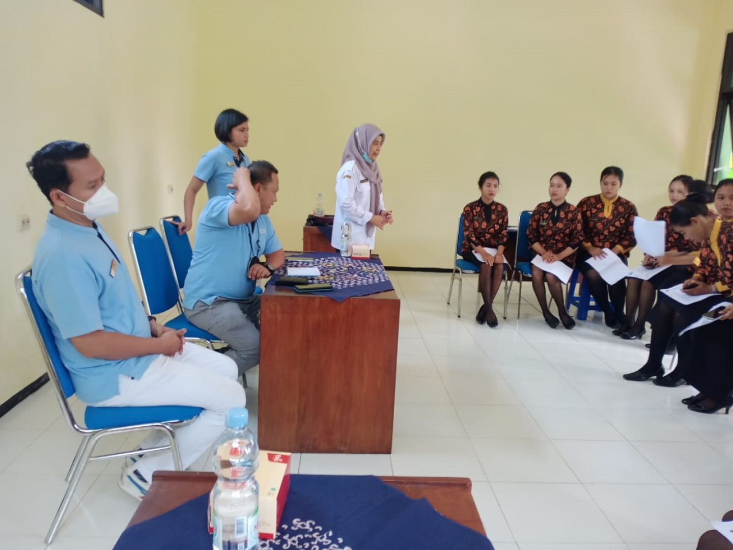 Konsentrasi Keahlian Perhotelan SMK Negeri 1 Turen mengadakan seleksi penempatan Praktik Kerja Lapangan (PKL)