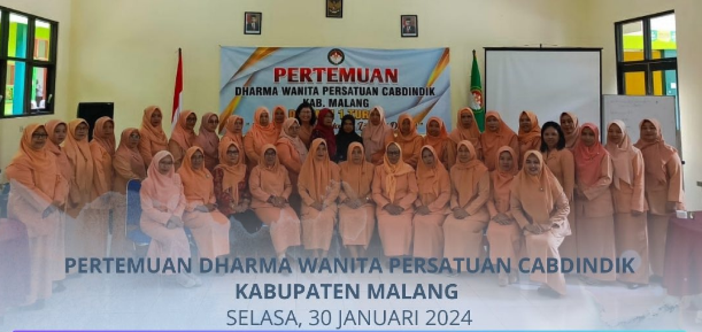 SMKN 1 Turen Jadi Tuan Rumah Pertemuan Dharma Wanita Persatuan Cabdindik Kabupaten Malang
