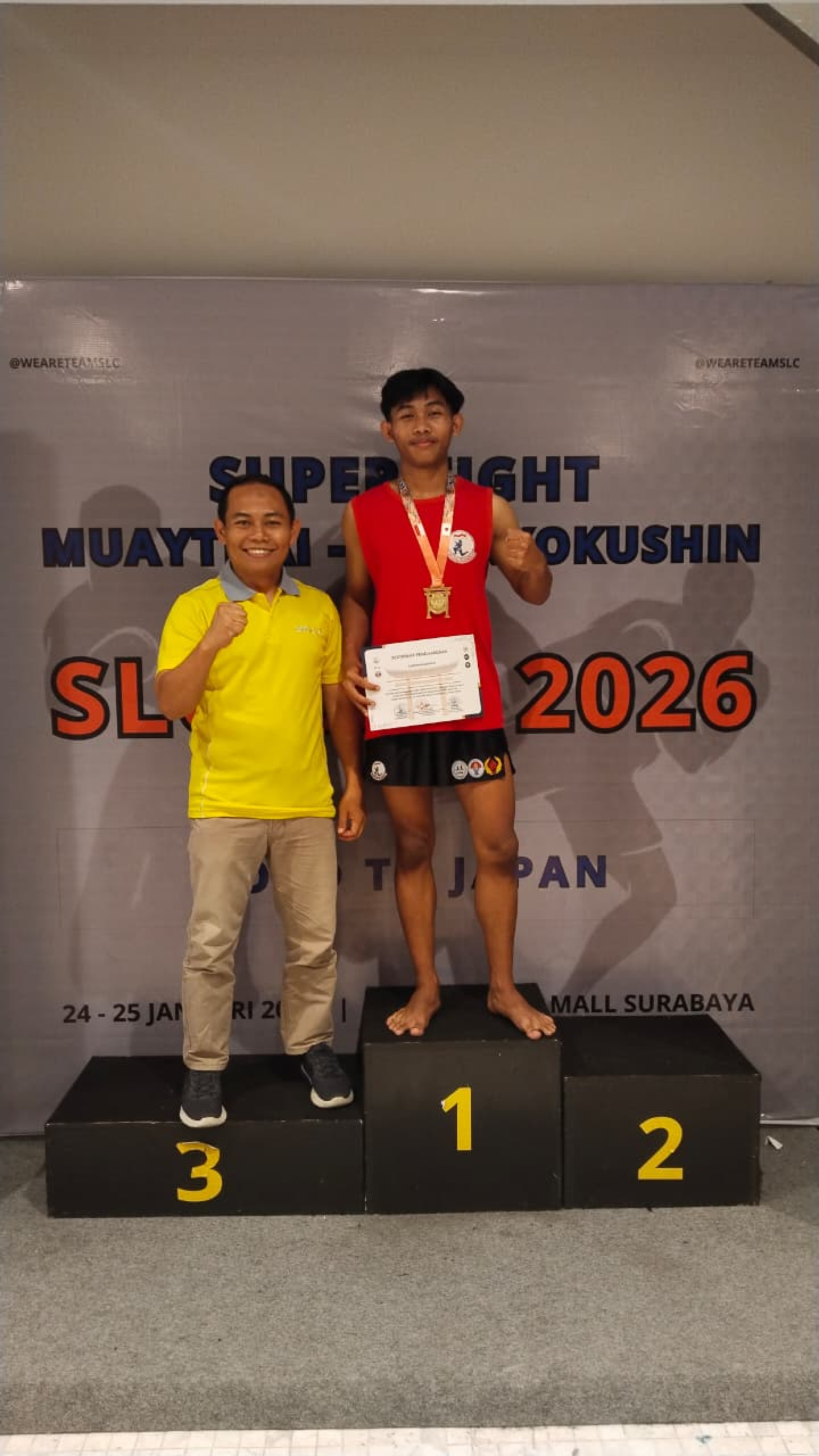 Ukir Prestasi Membanggakan, Siswa SMKN 1 Turen Raih Juara 1 K1 Kick Boxing Tingkat Provinsi Jawa Timur