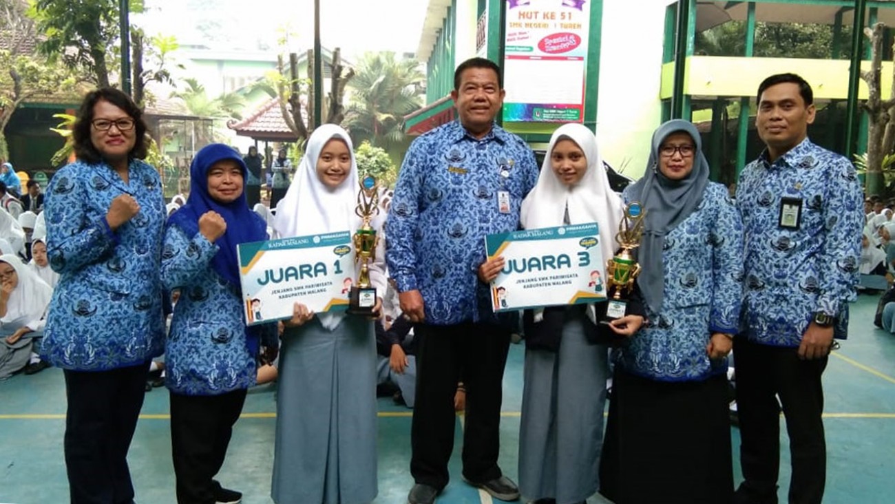SMKN 1 Turen Meraih Juara 1 Tryout Kejujuran Jawa Pos 2019