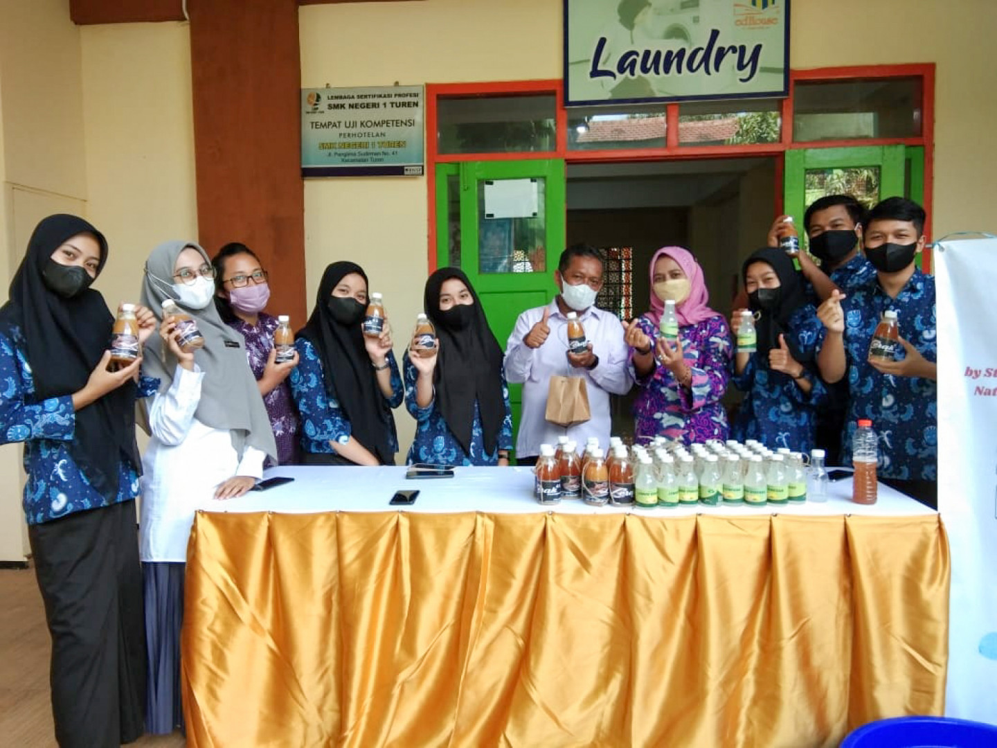 Pameran Green Cleaning Program Keahlian Perhotelan SMK Negeri 1 Turen