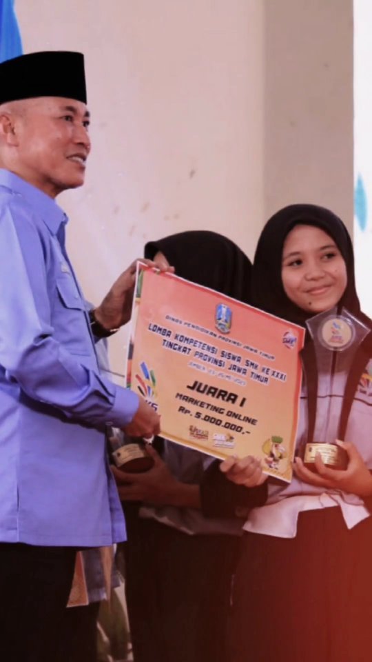 Innes Apriliana, Juara 1 Marketing Online dalam LKS Provinsi Jawa Timur 2023