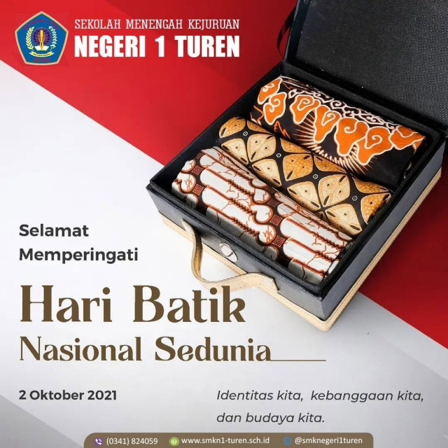 Selamat Hari Batik Nasional 2 Oktober 2021