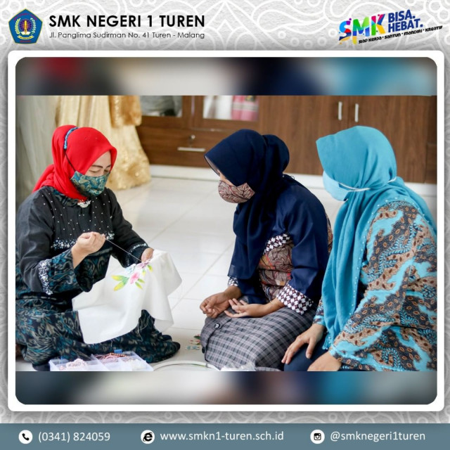 Kerjasama SMK Negeri 1 Turen dengan IDUKA Pesona Collection