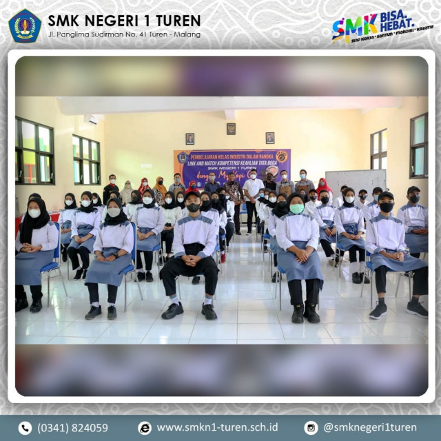 Pembelajaran Kelas Industri Dalam Rangka Link and Match Kompetensi Keahlian Tata Boga SMK Negeri 1 Turen dengan My Kopi'O.