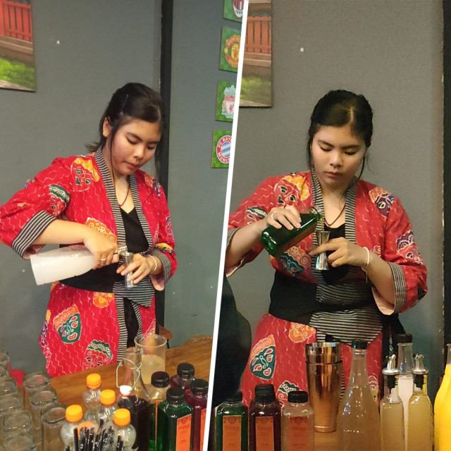 Lief Kiyoshi Sang Juara Favorit Young Bartender Competation Sekaligus Seorang Bartender Muda Dari SMKN 1 Turen
