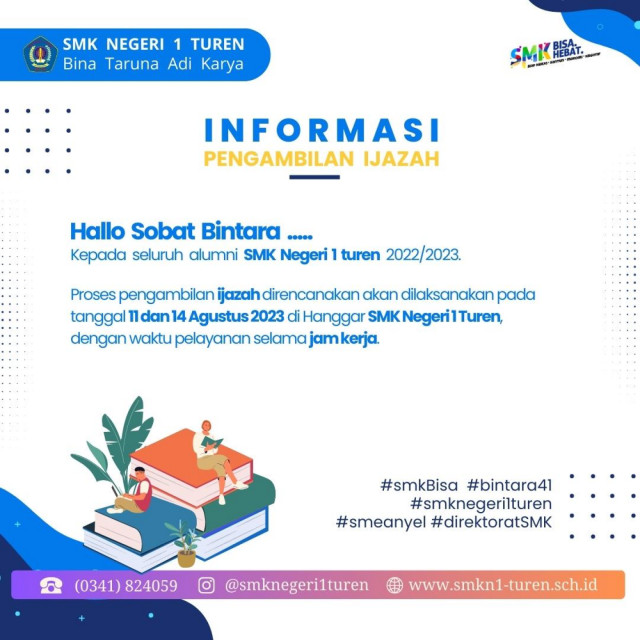 Jadwal Pengambilan Ijazah kelas XII Tahun Ajaran 2022-2023