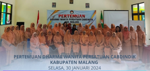 SMKN 1 Turen Jadi Tuan Rumah Pertemuan Dharma Wanita Persatuan Cabdindik Kabupaten Malang