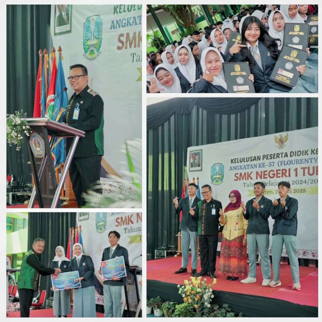 SMK Negeri 1 Turen Capai Tingkat Kelulusan 100 Persen