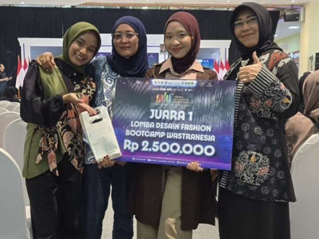 SMK Negeri1 Turen Juara 1 Fashion Bootcamp WASTRANESIA