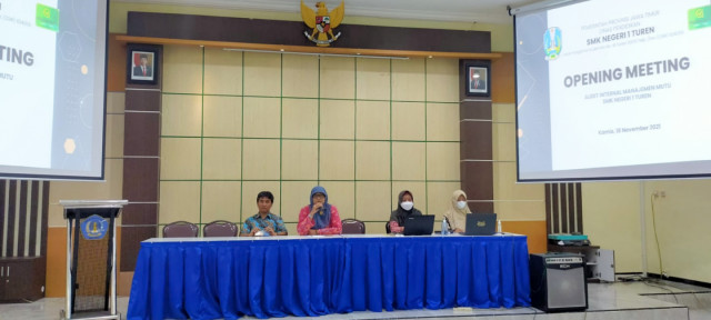 Pelaksanaan Kegiatan Audit Internal Bersama SMK Negeri 1 Turen