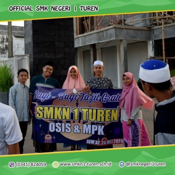 Siswa SMKN 1 Turen Berburu Pahala di bulan Suci Ramadan 2019