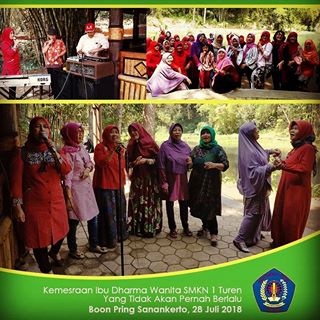 Keceriaan Darma Wanita Persatuan SMKN 1 Turen