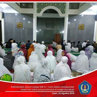 Salat Idul Adha SMKN 1 Turen