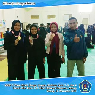 Borong Piala dalam Ajang Prokab Cabang Pencak Silat