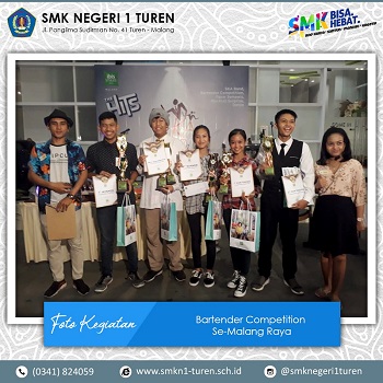 Karya Siswa Tata Boga Dalam Bartender Competition se-Malang Raya