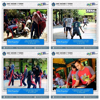 Classmeeting dalam rangka menyambut HUT Ke-52 SMK Negeri 1 Turen