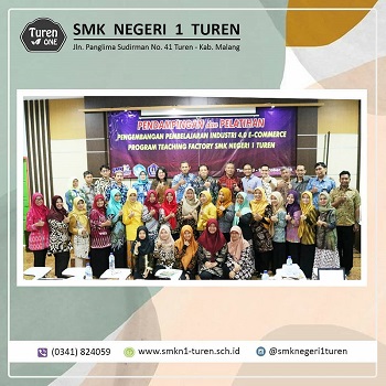 Pendampingan dan Pelatihan Pengembangan Pembelajaran Industri 4.0 E-commerce Program Teaching Factory SMKN 1 Turen Tahun Pelajaran 2019-2020