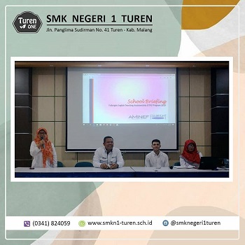 SMKN 1 Turen Mengadakan School Briefing Mengenai Program Fullbright English Teaching Assistantship (ETA)