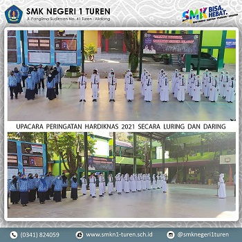 Upacara Bendera Dalam Rangka Memperingati Hari Pendidikan Nasional 2 Mei Tahun 2021