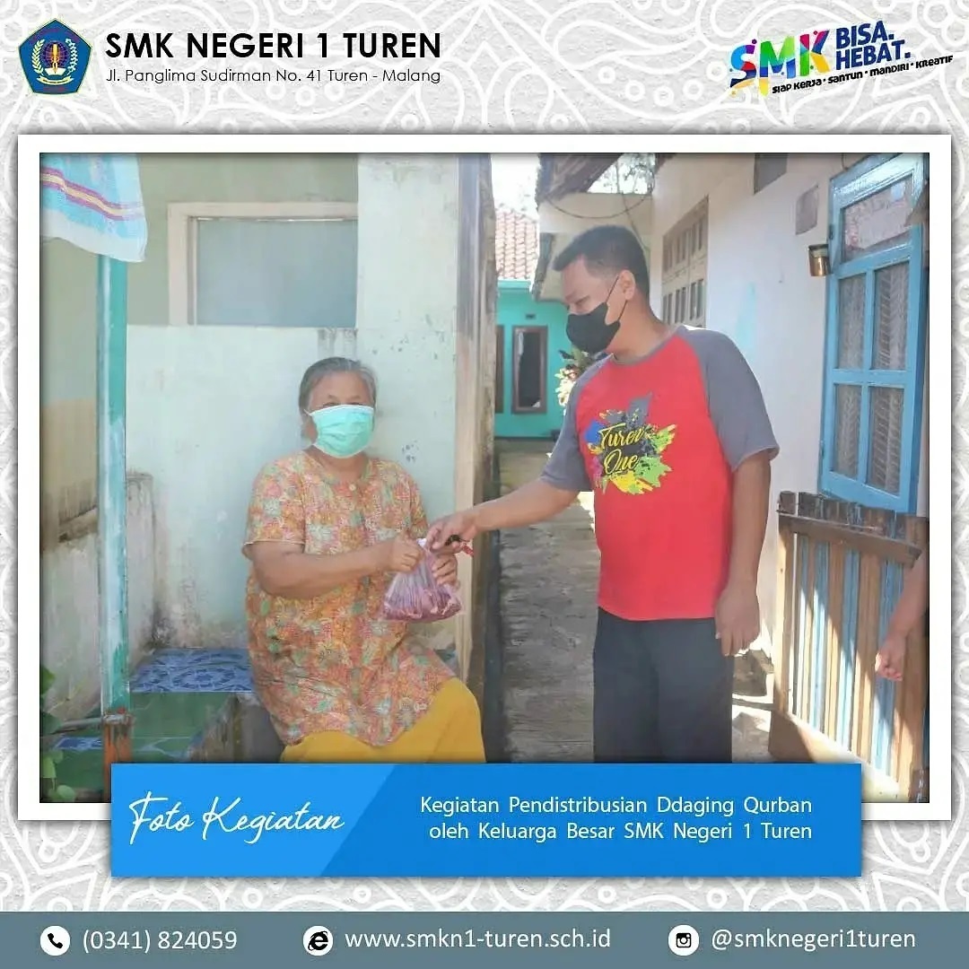 Distribusi Daging Qurban Idhul Adha 1442 H