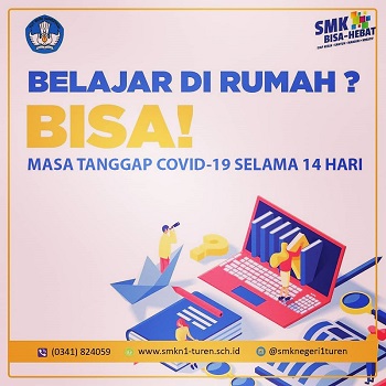 Masa Tanggap COVID-19, Siswa Belajar di Rumah