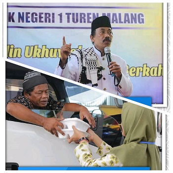 SMKN 1 TUREN Rutin Mengadakan Pengajian Bulanan