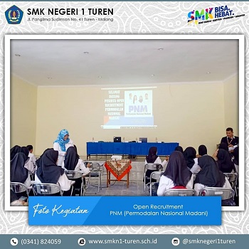 Open Recruitment Permodalan Nasional Madani (PNM) di SMKN 1 Turen